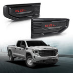 Fender Vent Emblem for GMC Sierra 1500 (2019–2025) Black Left + Right
