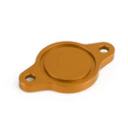 CNC Gold Oil Filter Cover Cap for Ducati Hypermotard (796, 939, 950, 1100, EVO)