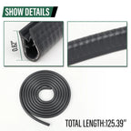 Set of 4 Door Window Trim Molding Seals for Suzuki Samurai