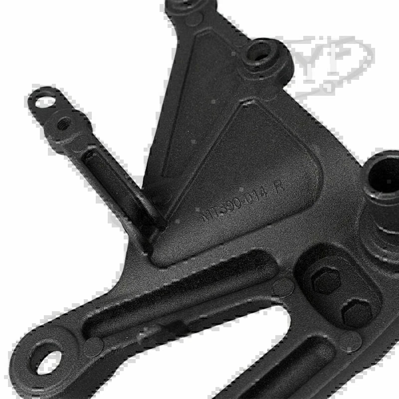 Set of 2 Front Rider Foot Pegs Footrests for Honda CBR1000RR (2004–2007)
