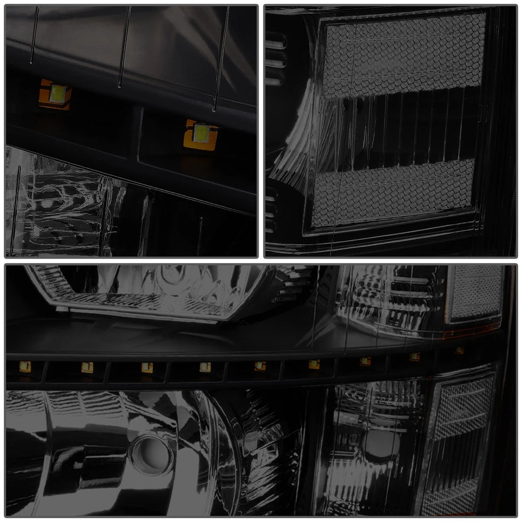 LED DRL Bar Side Headlights for Chevy Silverado (2007–2014)