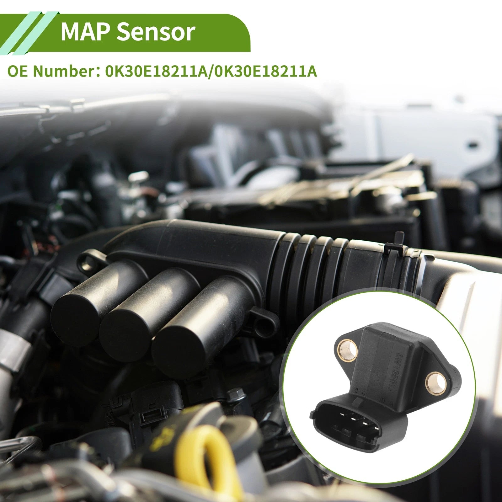 MAP Sensor No. 0K30E18211A for Kia Carens I (2002–2006)