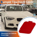Tow Hook Cover for BMW 114i (2012–2014) No. 51118053828 Crimson Red