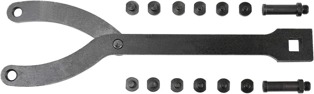 Universal Fan Clutch Pulley Holder Tool - Adjustable Variable Pin Wrench