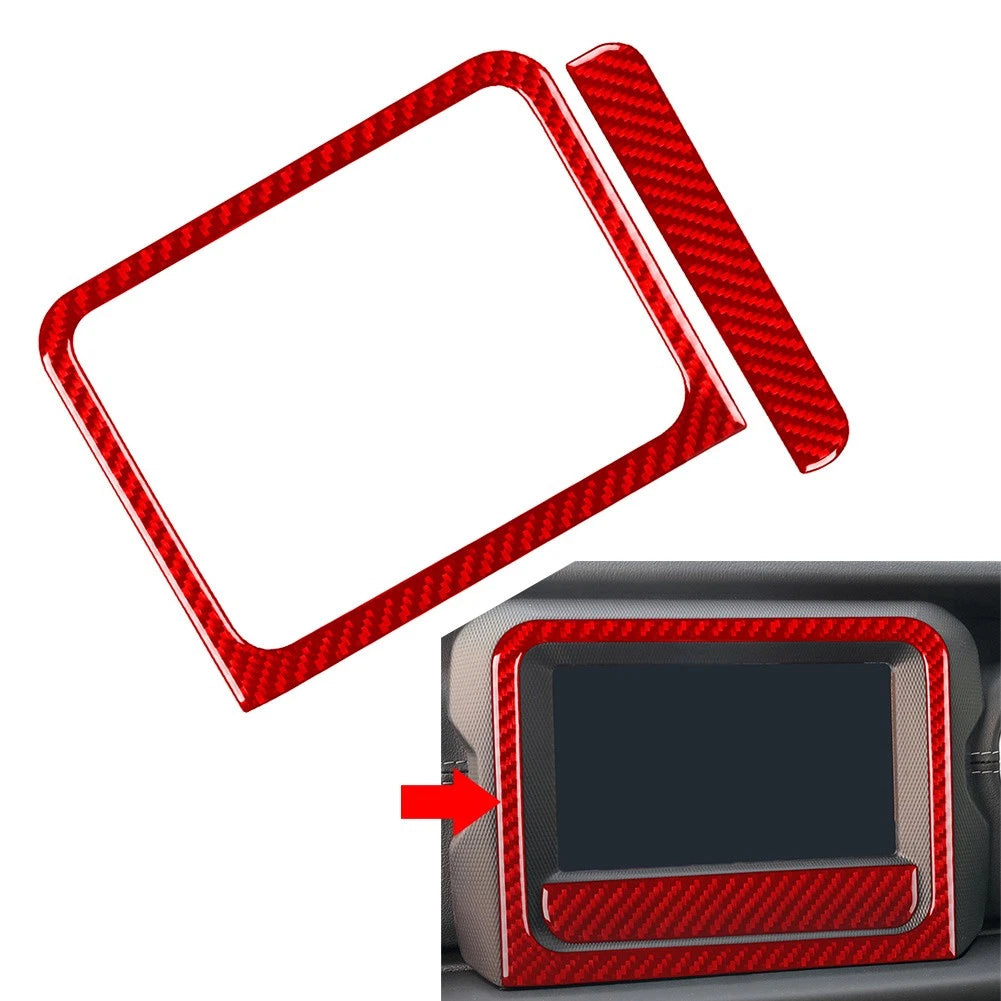 GPS Navigation Panel Cover Trim for Jeep Wrangler JL Gladiator JT (2018–2023)