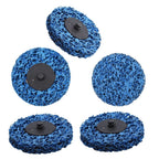 Set of 5 Quick Change 3" Easy Strip & Clean Discs for Automotive Use