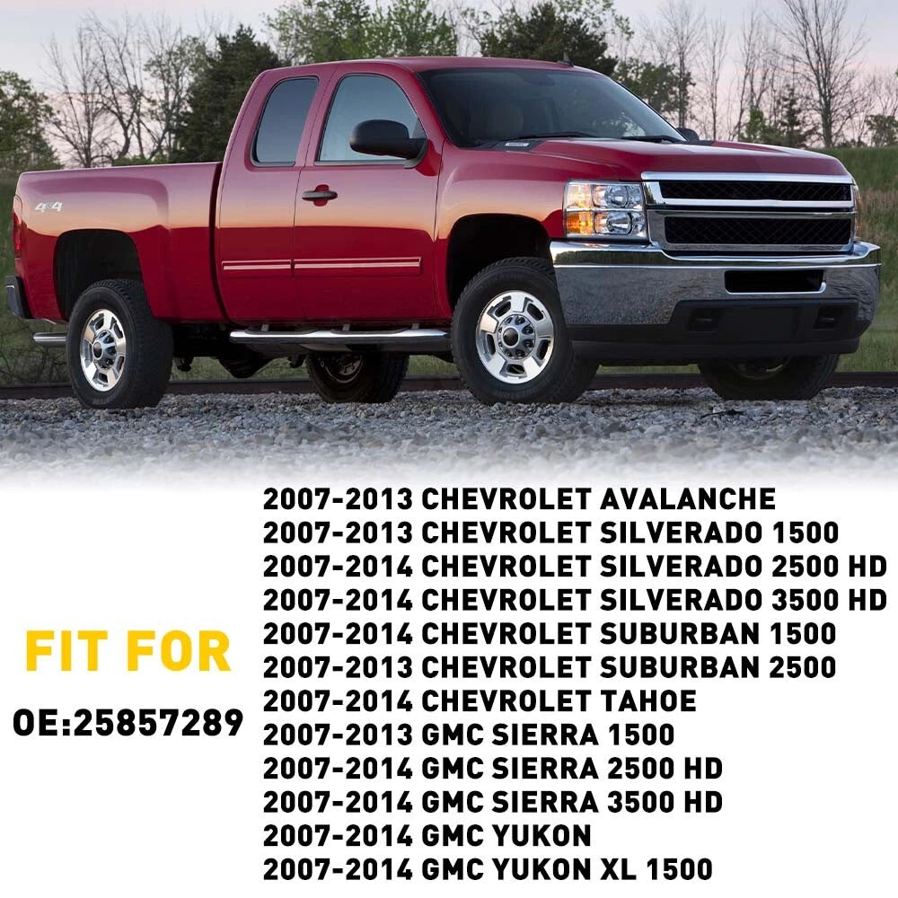 Driver Door Panel Upper Trim for Silverado Sierra (2007â2013)