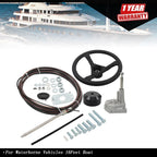 Rotary Steering System for Waterborne Vehicles 16 Feet Boat