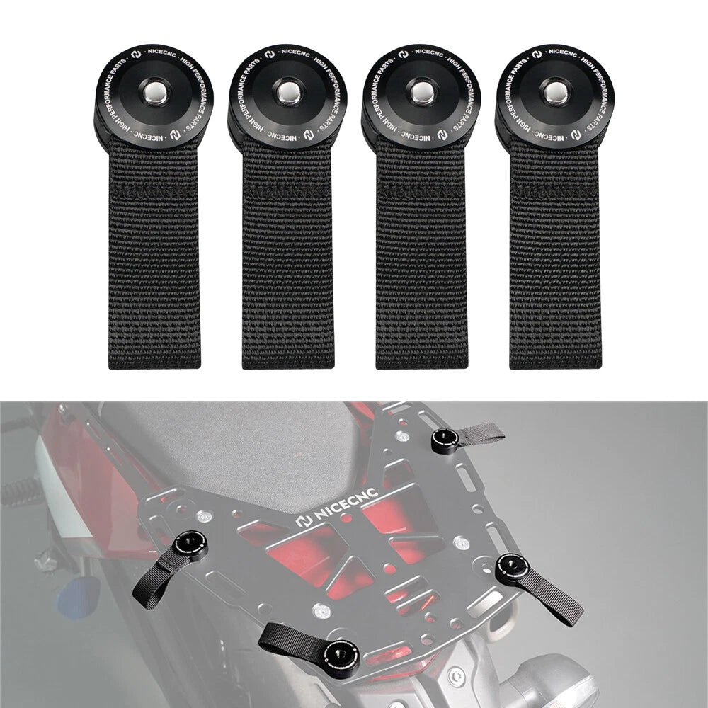 4X CNC Rear Luggage Rack Loops Mounting Rings for KTM 690 790 890 950 990