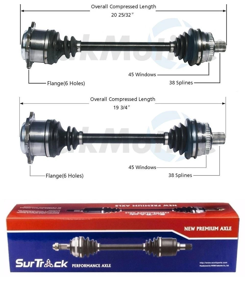 CV Axle Shaft Kit for - Front Driver & Passenger Side