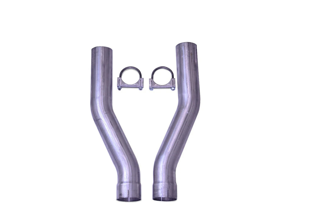 Dual Exhaust Adapters for Dodge Ram 1500 (Through Bumper, 3")