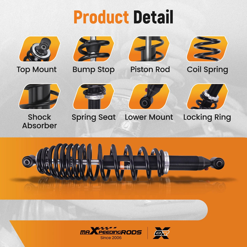 Front Shocks Struts Set for Can-Am Outlander 650 800 (2010-2012)