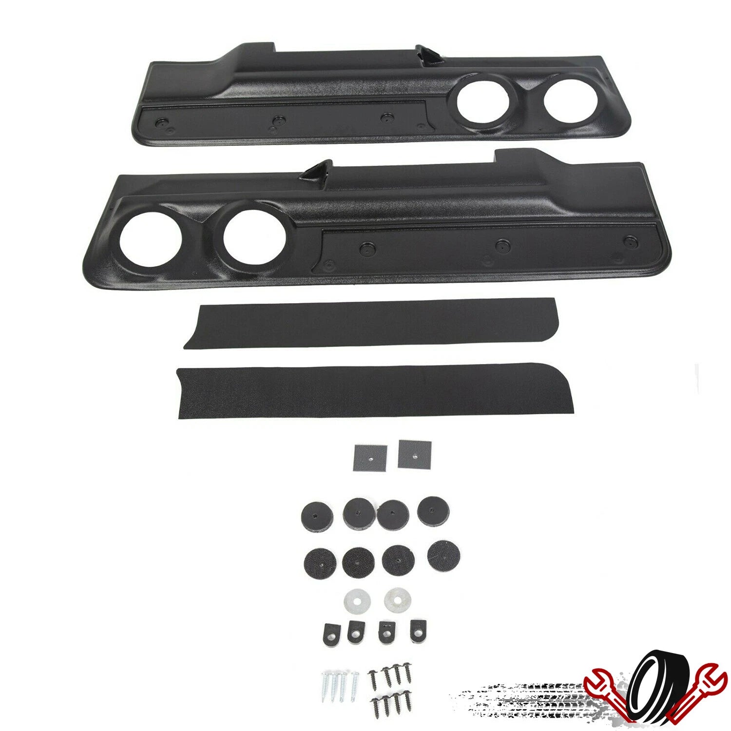 Set of 2 Speaker Door Panels for Monte Carlo Malibu El Camino Cutlass Regal (1978–1988)