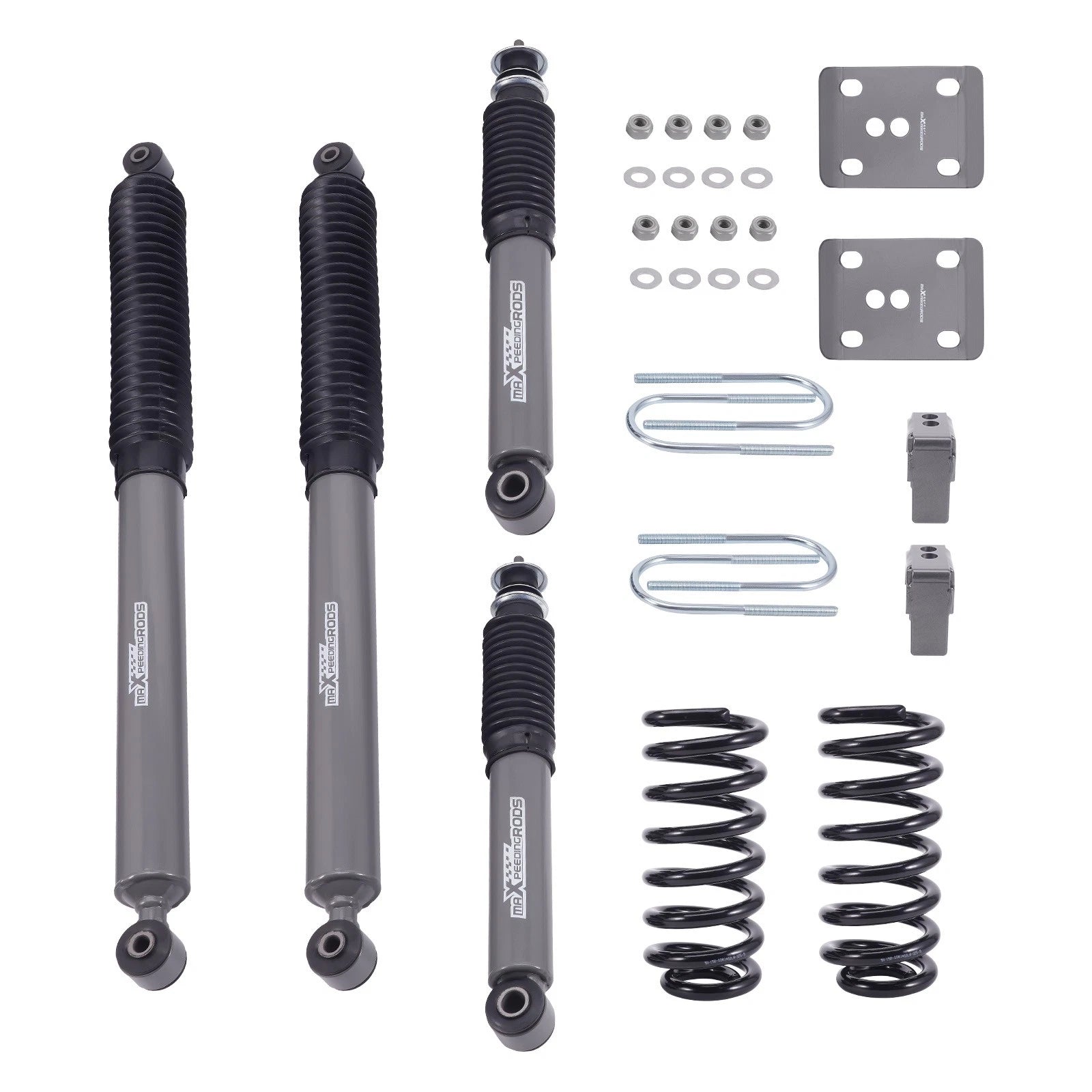 3"-5" Lowering Springs & Shocks for Ford F100 F150 2WD (1980–1996)
