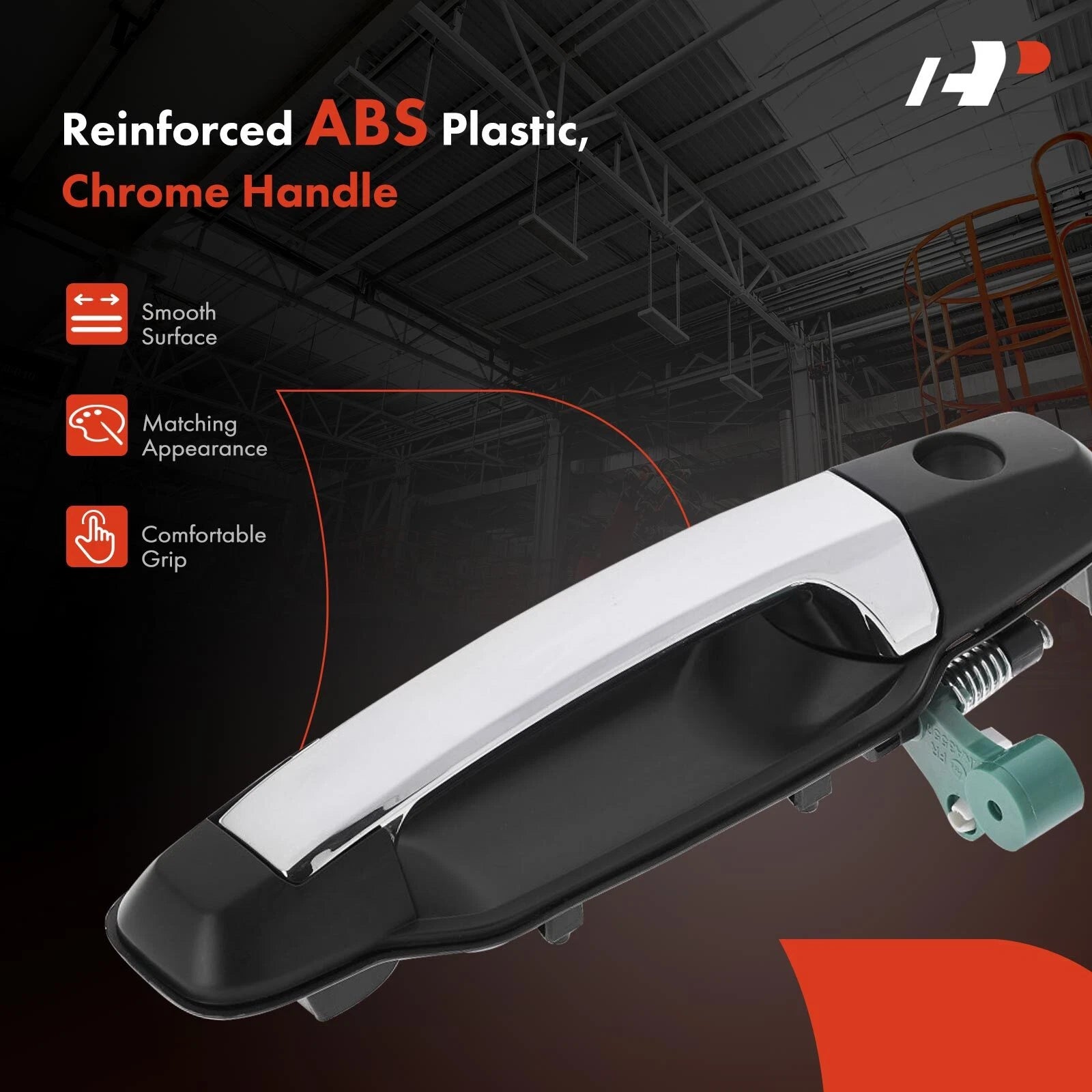 Black Chrome Exterior Door Handle for Kia Sorento (2003–2006)