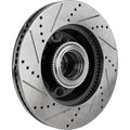 Disc Brake & Pad Kit for F-250 Super Duty (2013–2021) Front Rear Cross-drilled RWD