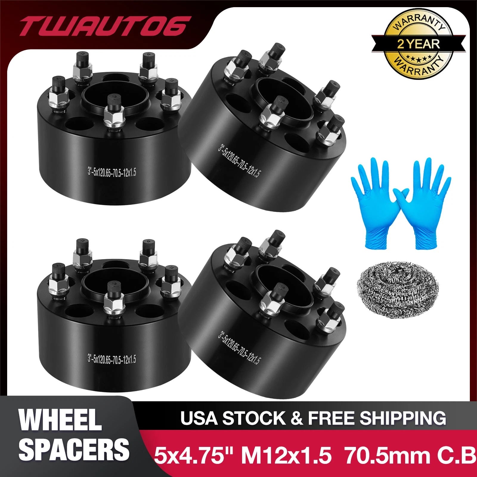 Hubcentric Wheel Spacers for Chevrolet Corvette (1984–2019)