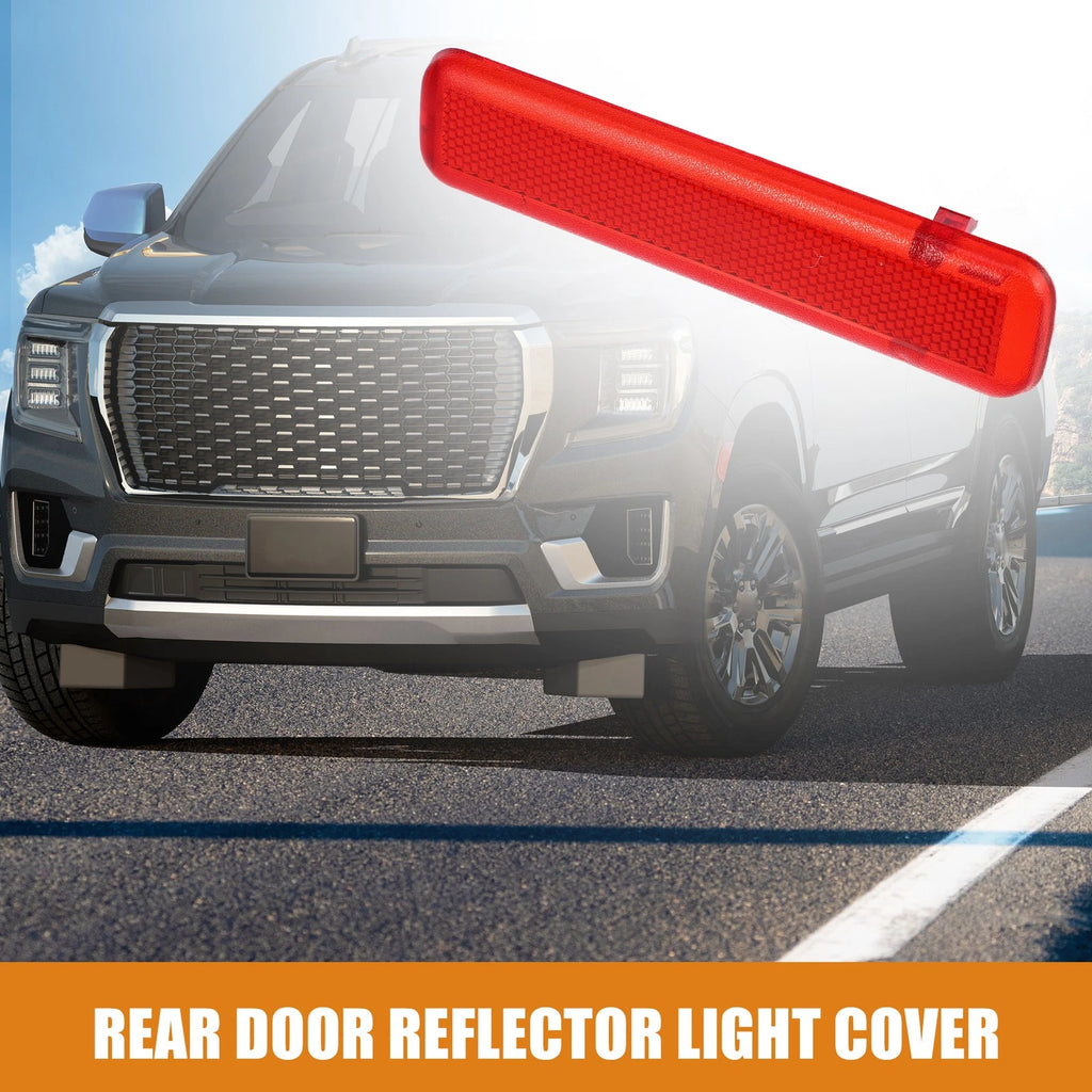 Rear Right Door Panel Reflector Light Cover for Chevrolet Avalanche (2002–2013) 15183156 Red