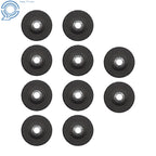 Set of 10 Zirconia Type 27 Flap Discs 4.5" Grinding Wheels 40 Grit 7/8" Arbor