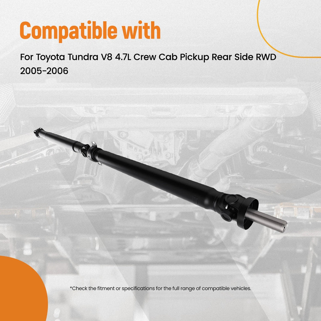 Rear Driveshaft Prop Shaft for Toyota Tundra (2005–2006) RWD