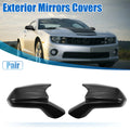 Pair Rearview Side Mirror Cover for Chevrolet Camaro (Carbon Fiber)