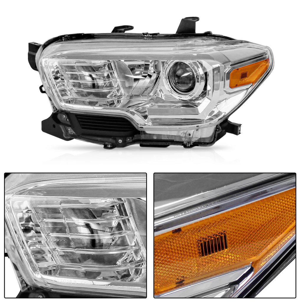 Set of 2 Headlamps Assembly for Toyota Tacoma (2016–2022)
