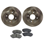 Front Brake Disc Rotors and Pads Kit for Nissan 240SX (1996)