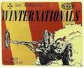 Metal Racing Sign for NHRA Winter Nationals 1969 Pomona, California