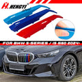 3Pc/Front Grille Cover Strips Clip Trim Accessories/for BMW i5 (2024–2024)