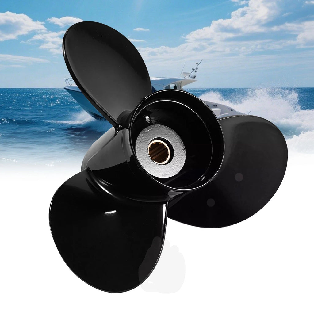 10.25 x 12 Pitch Aluminum Outboard Propeller for Suzuki 20-30HP (10 Spline, RH)