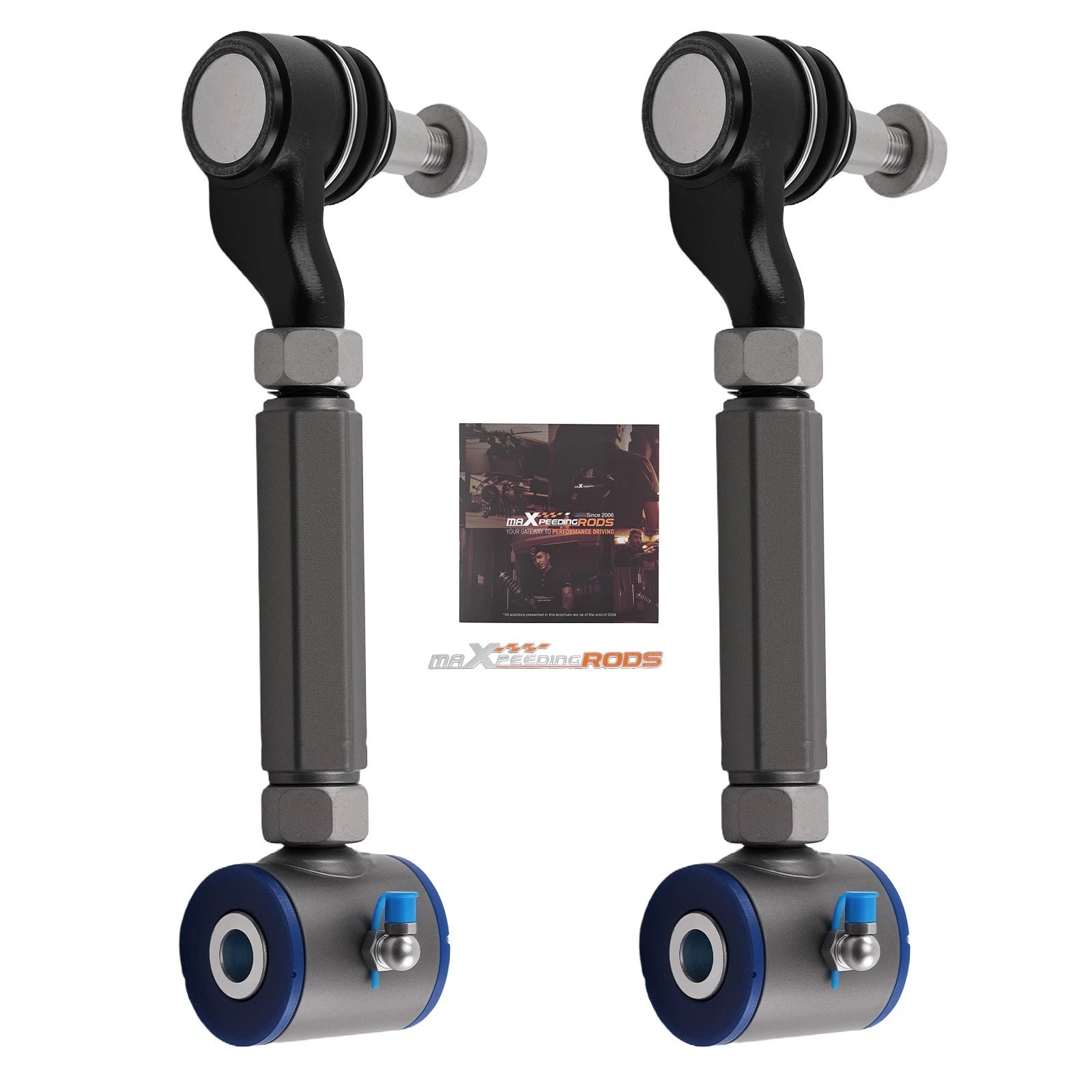 2x Rear Upper Camber Arms for Acura TL 2004-2008 (Left Right) Adjustable -2° to +4°