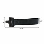 JDM Black Tow Hook Strap for Mitsubishi Lancer Evolution Evo X (2008-2017)