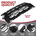 Front Bumper Grille for Honda HR-V (2023-2024) Matte Black Honeycomb
