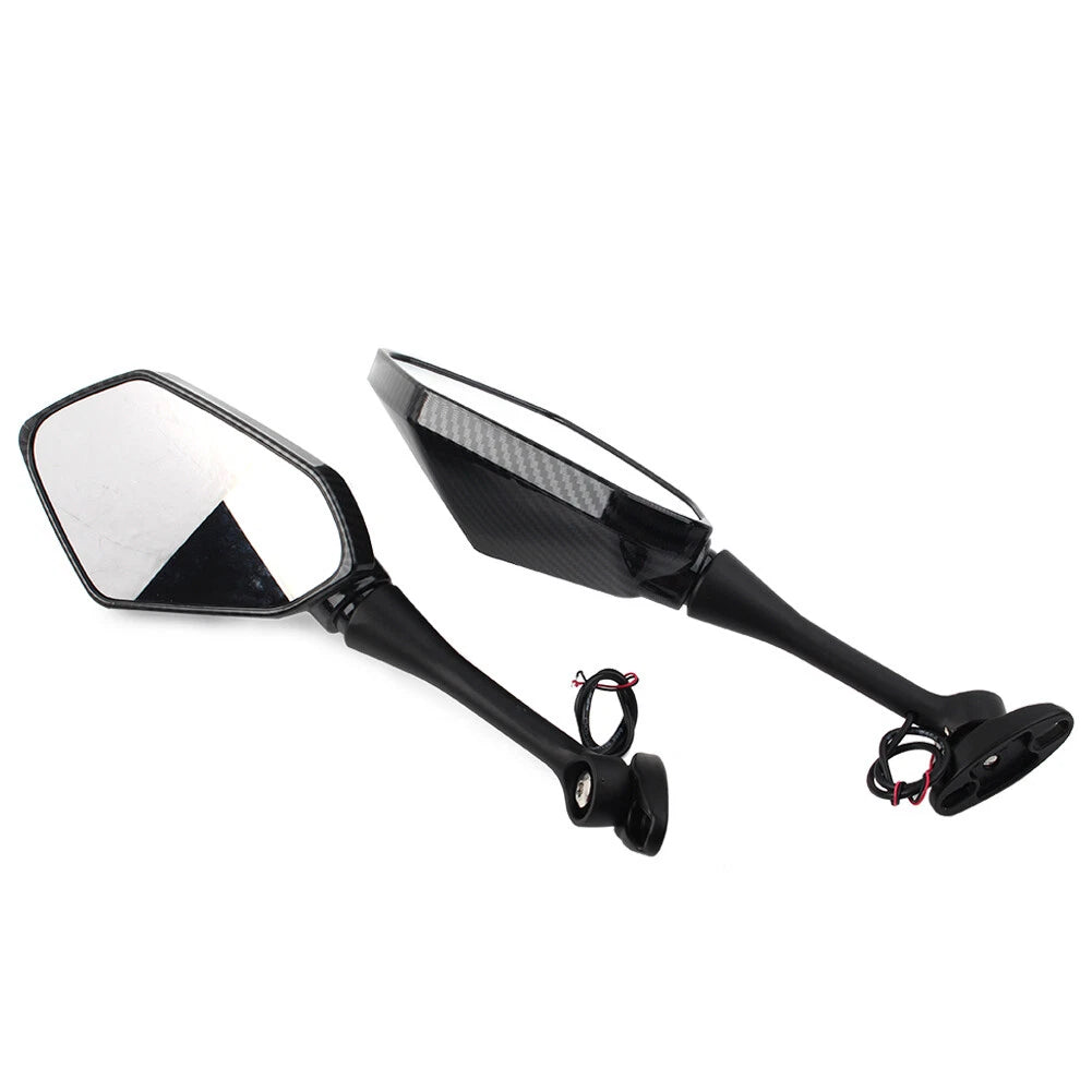 LED Turn Signal Side Mirrors for Honda CBR600RR CBR1000RR (2004–2007)