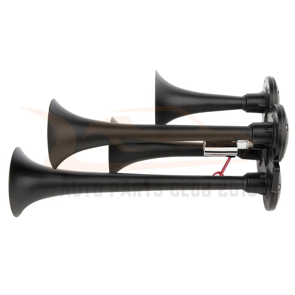 4 Trumpet Air Horn Kit for Universal Vehicles (12V)