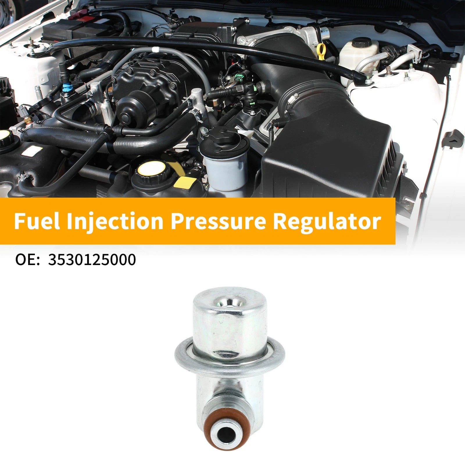 Fuel Pressure Regulator for Kia Sephia Spectra 1.5L 1.6L (1998) No. 3530125000