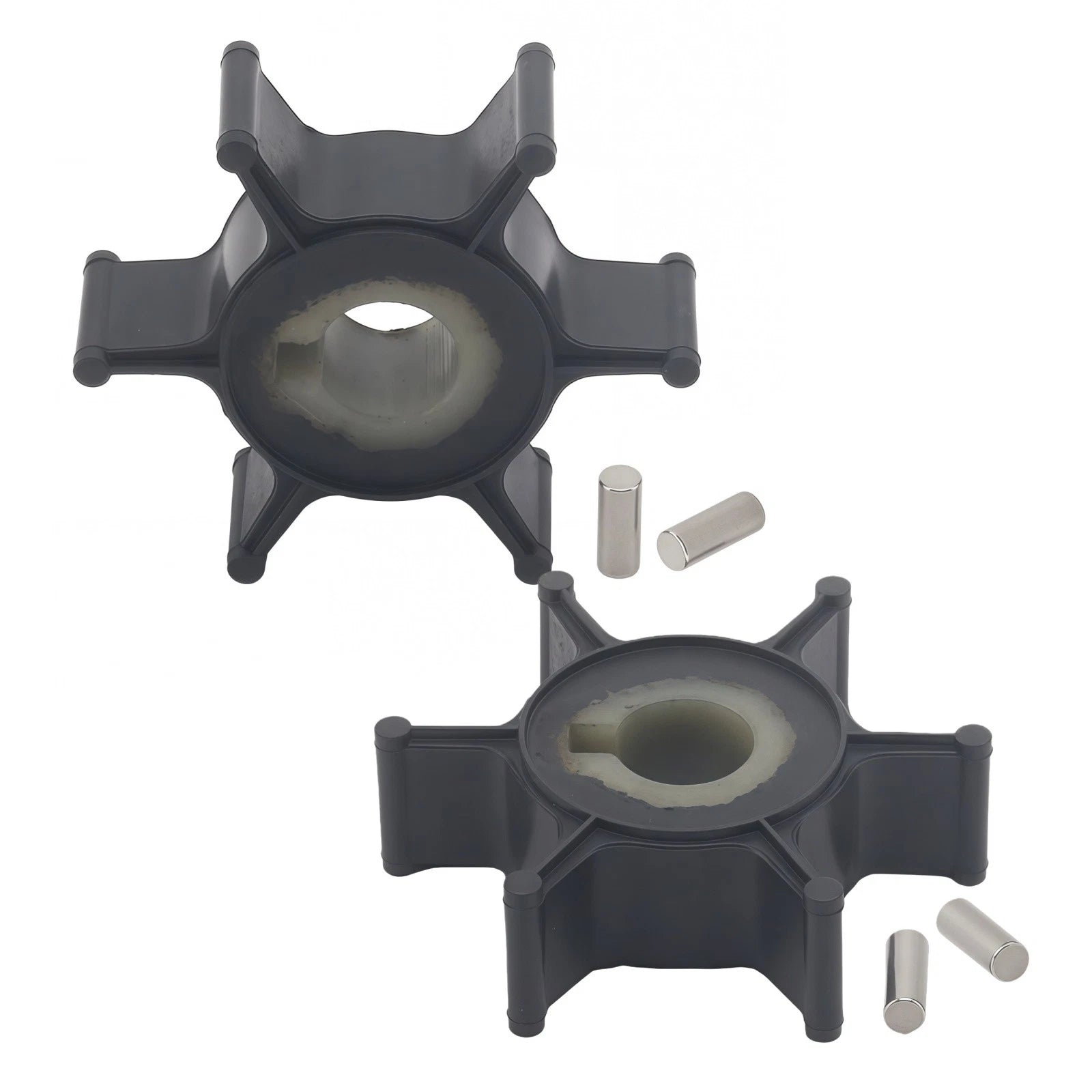 Water Pump Impeller & Pin for Mercury Mariner Outboard 2 Stroke (47-80395M)