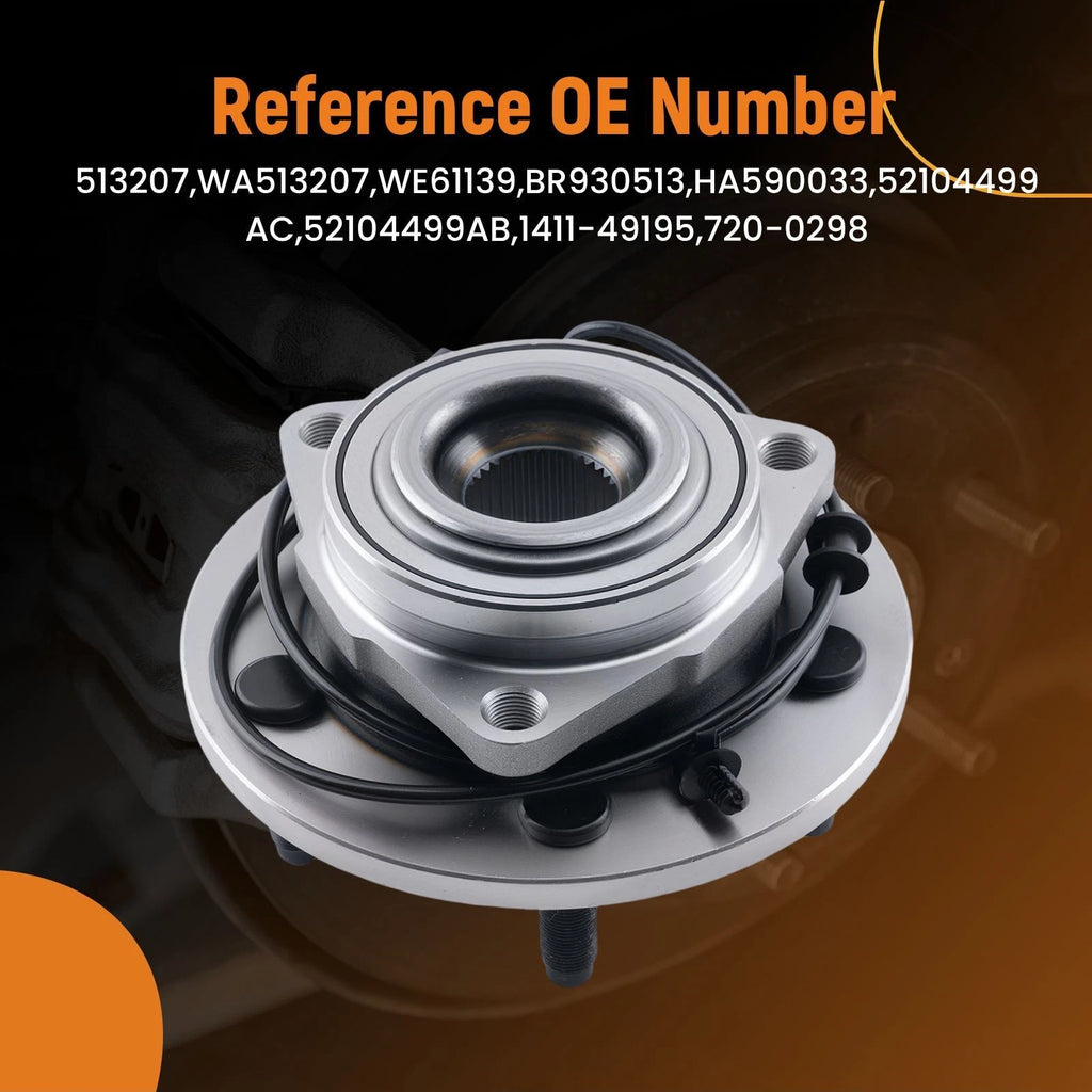 Front Left Right Wheel Hub Bearing for Dodge Durango (2004–2005) 52104499AB ABS