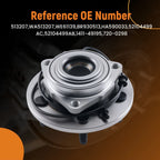 Front Left Right Wheel Hub Bearing for Dodge Durango (2004–2005) 52104499AB ABS