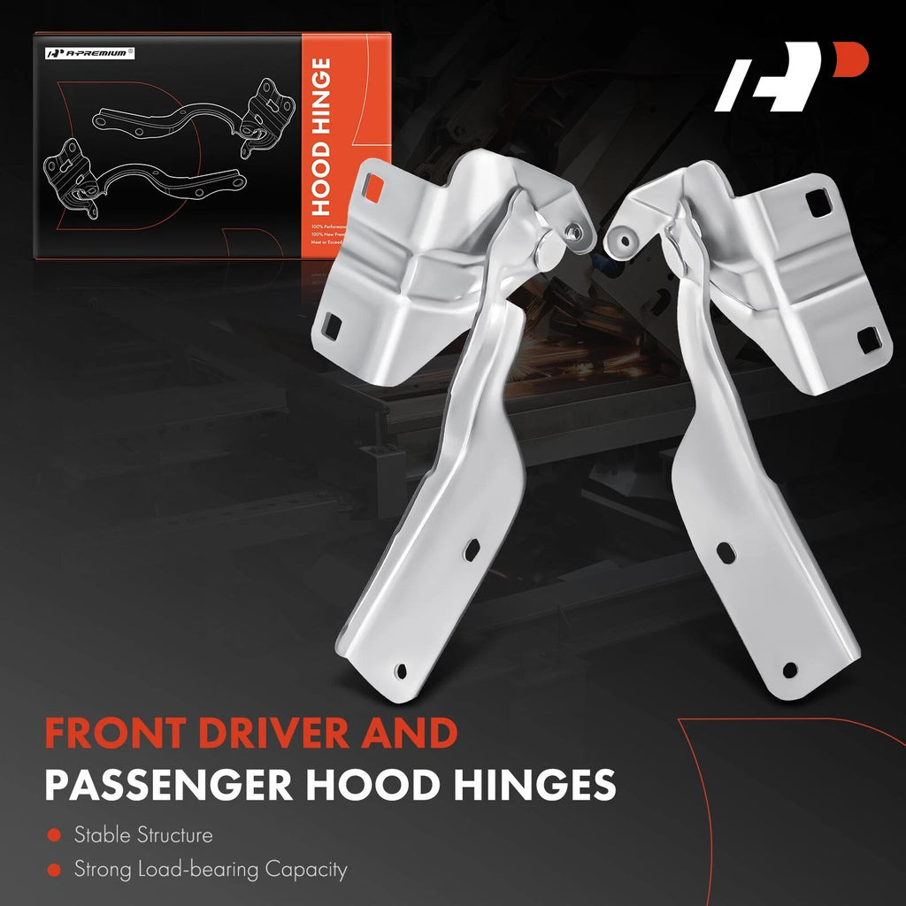 2X Front Hood Hinges for Nissan Rogue (2008-2013)