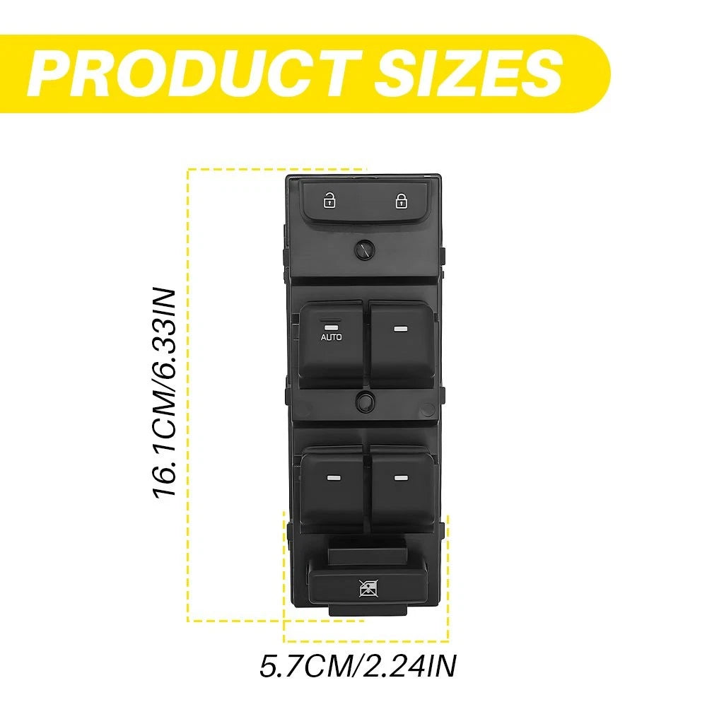 Front Driver Master Power Window Switch 93570-C1000 for Hyundai Sonata (2015–2019)