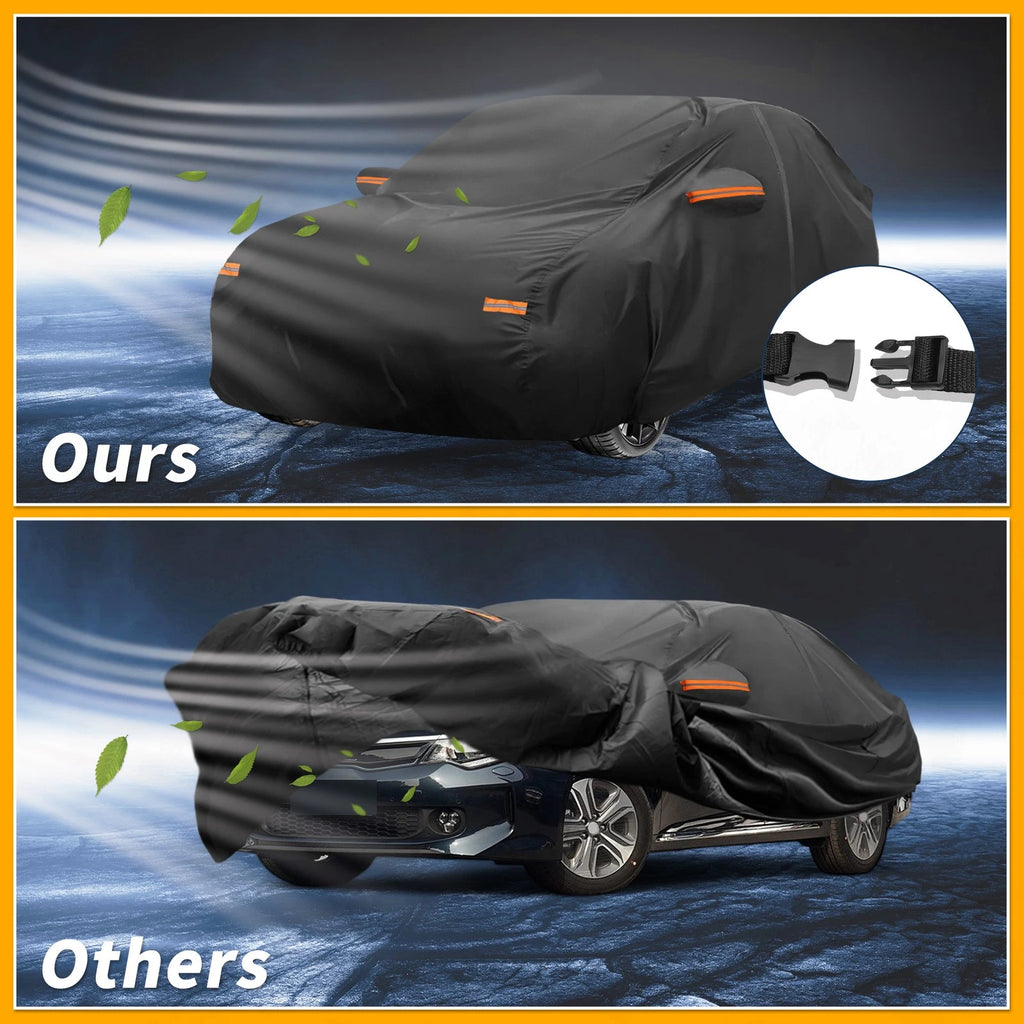 Waterproof All Weather Car Cover for Kia K5 Sedan (2021–2023) 190T-PU Zipper