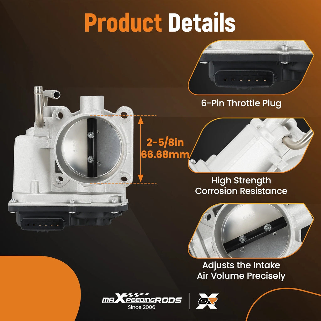 Throttle Body for Toyota Tacoma 2005–2015, 4Runner 2010