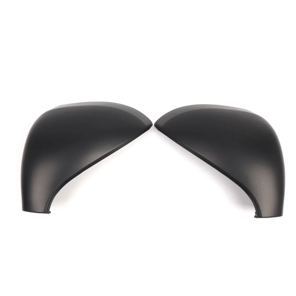 Pair Matte Black Side Wing Mirror Cap Cover for Peugeot 207 (2006–2013)