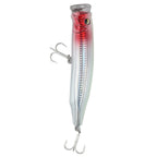 3D Eyes Floating Tuna Popper Lure for Saltwater Fishing (ABS Material)