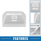 Electronic Handbrake Button Cover for Porsche Panamera (2017-2022) Silver