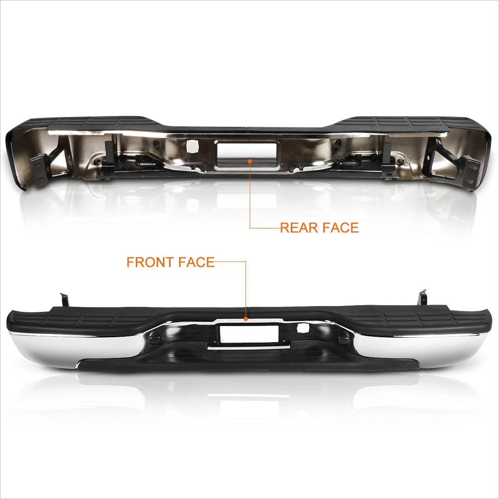 Chrome Rear Step Bumper for Silverado/Sierra (1999–2007)