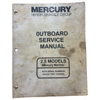 Outboard Service Manual for Mercury/Mariner 2.5 Models (1994) 90-815595--1