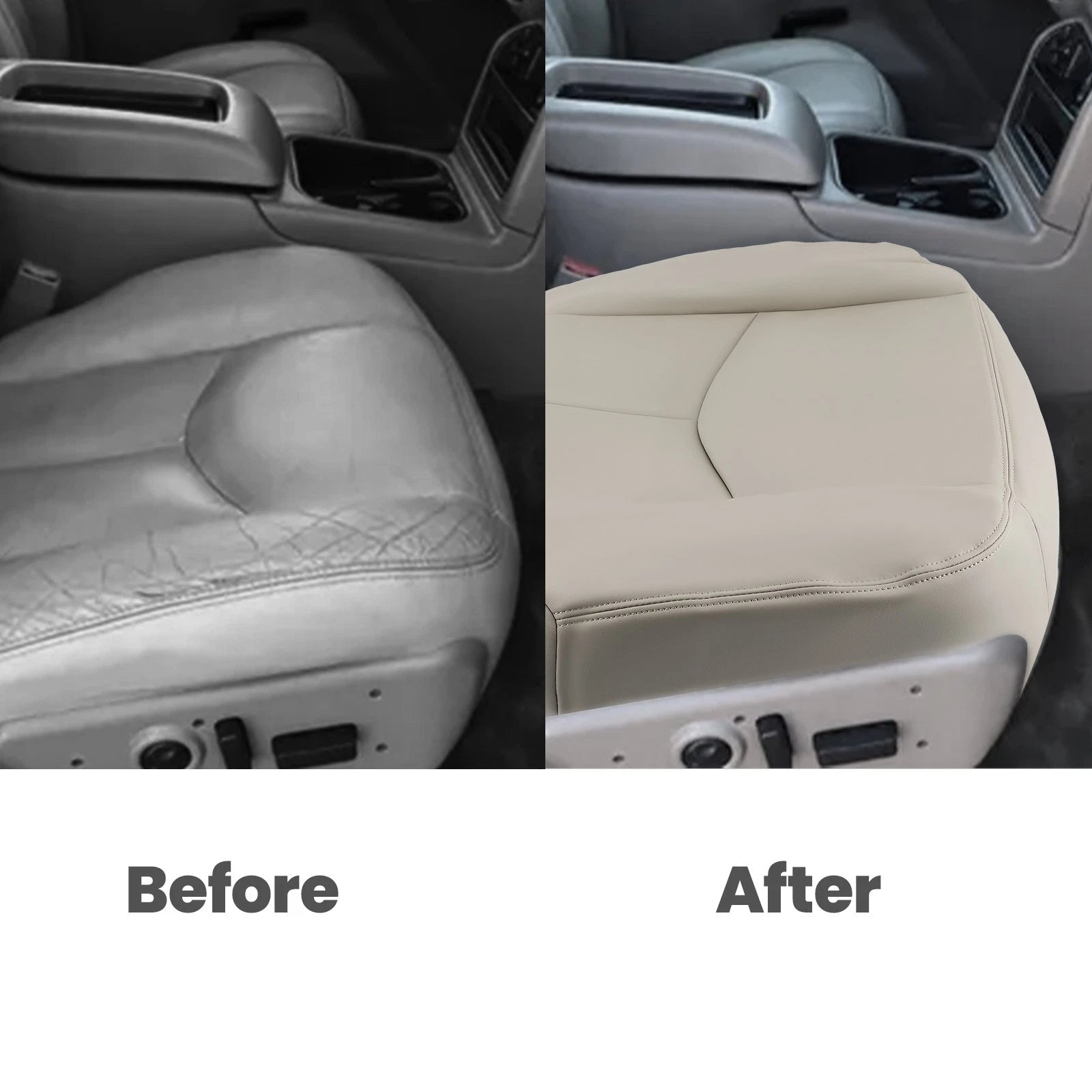 Set of 6 Leather Seat Covers for Chevy Tahoe GMC Yukon (2003–2006)