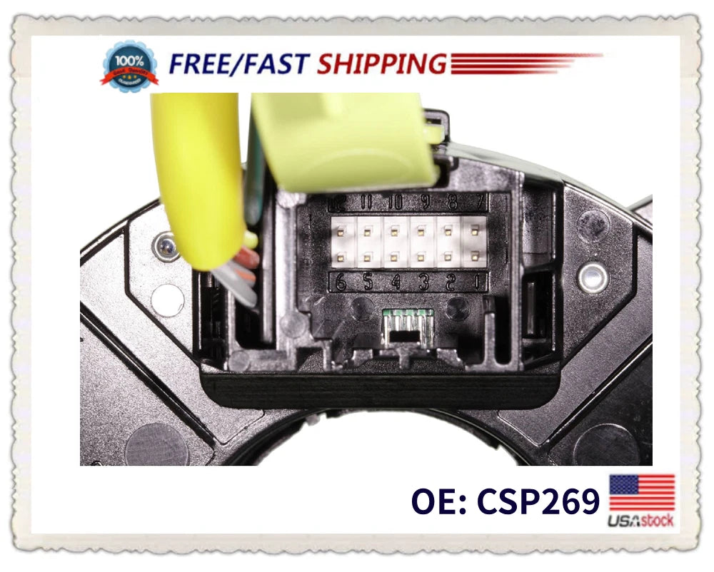 Spiral Cable Clock Spring for Ford Escape/Focus/Mazda Tribute/Mercury (2008–2012)